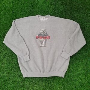Vintage Disney Winnie-the-Pooh Sweatshirt XL 25x26 Baggy Y2K